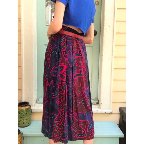 Vintage button front skirt - Picture 6 of 7